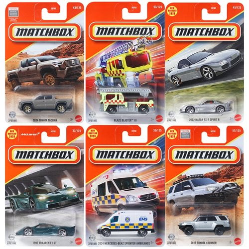 Matchbox Car Collection 2026 Mix 5 Vehicles