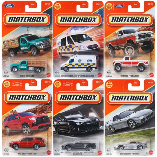 Matchbox Car Collection 2026 Mix 6 Vehicles
