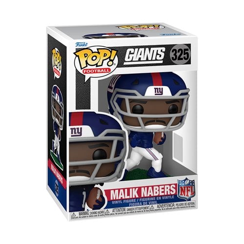 NFL Giants Malik Nabers Funko Pop! Vinyl Figure #325