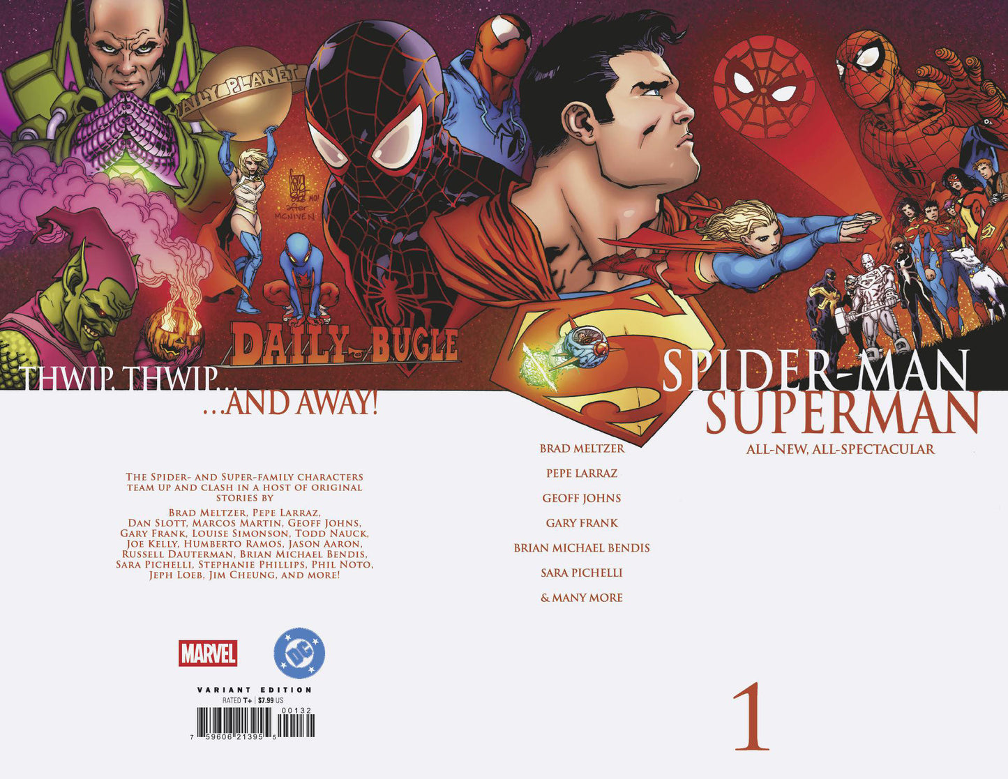 Marvel/DC: Spider-Man/Superman #1 Giuseppe Camuncoli Homage Variant 1:25