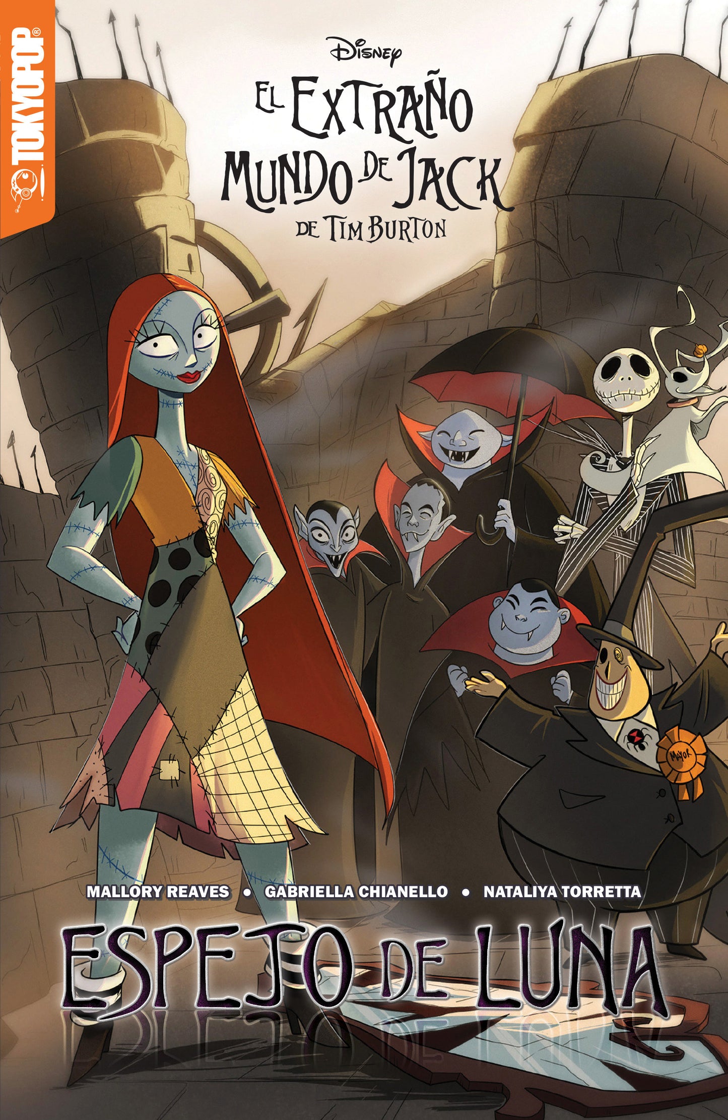 Disney Manga: El Extraño Mundo De Jack De Tim Burton: Espejo De Luna (Español) Mirror Moon (Spanish Edition)