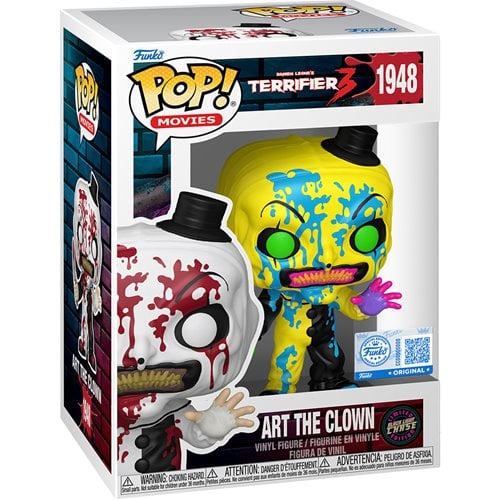 Terrifier 3 Art the Clown Bloody Funko Pop! Vinyl Figure #1948 - Entertainment Earth Exclusive (Chase)