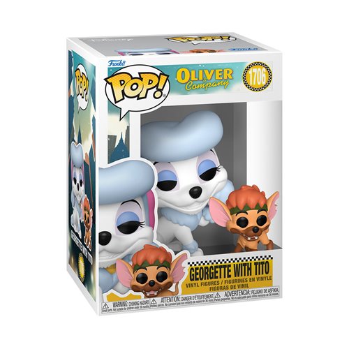 Oliver and Company Georgette with Tito Funko Pop! Vinyl Figure and Buddy #1706