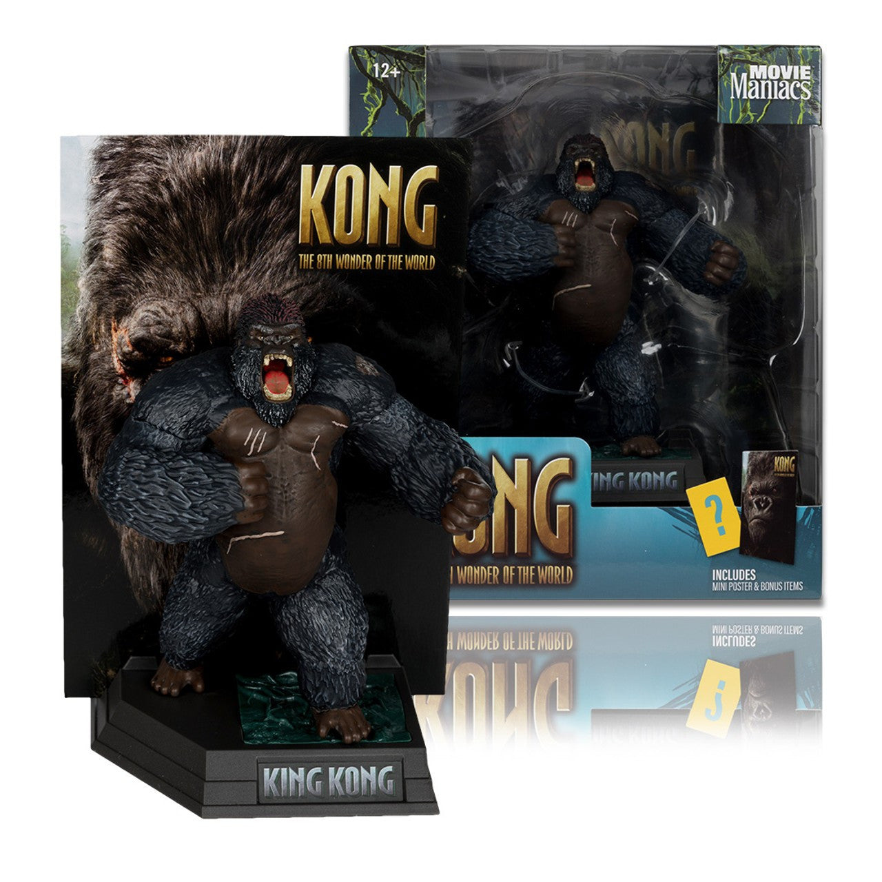 Movie Maniacs NBC Wave 2 King Kong 2005 Kong: The 8th Wonder of the World 6-Inch Posed Figure