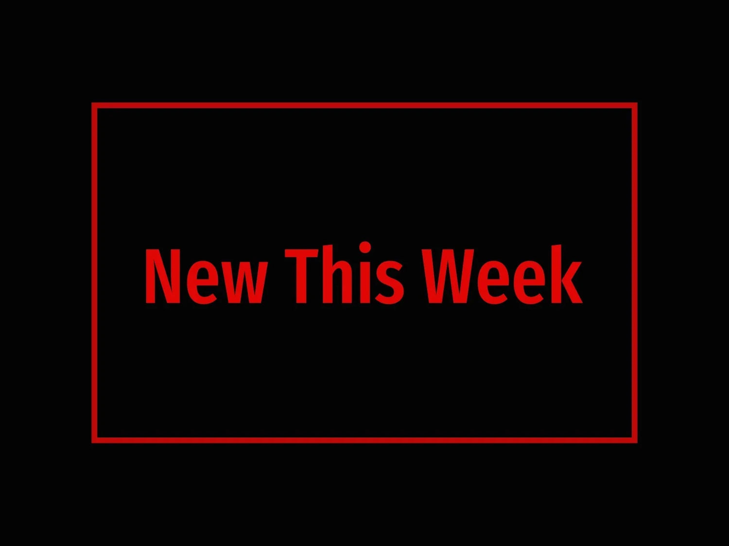 New This Week