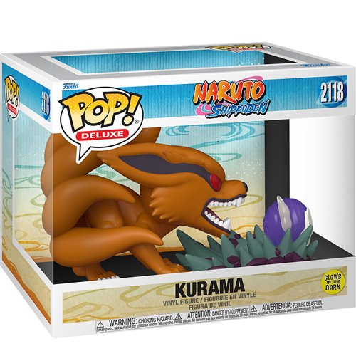 Naruto: Shippuden Kurama Glow-in-the-Dark Deluxe Funko Pop! Vinyl Figure #2118