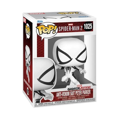 Spider-Man 2 Video Game Anti-Venom Suit Peter Parker Funko Pop! Vinyl Figure #1025