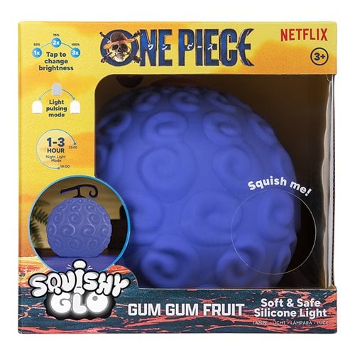 One Piece GumGum Fruit SquishyGlo Silicone Rechargeable Light