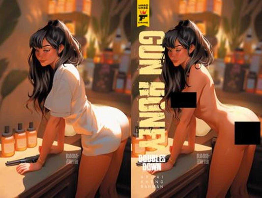 Gun Honey Doubles Down #2 Cover F Rare Tempter Nude/Clothed Bagged Variant (Mature)