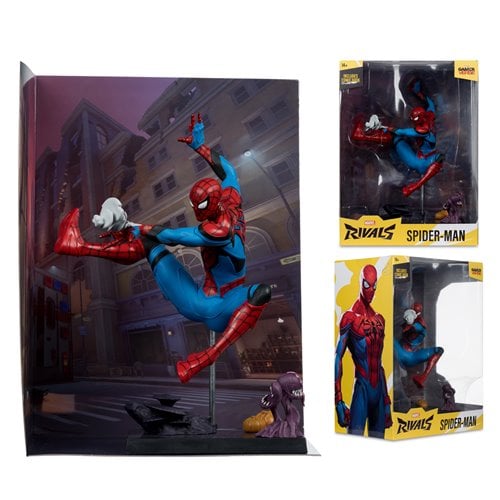 Marvel Rivals Wave 2 1:6 Scale Posed Figure with Scene and Comic Spider-Man (CHASE)