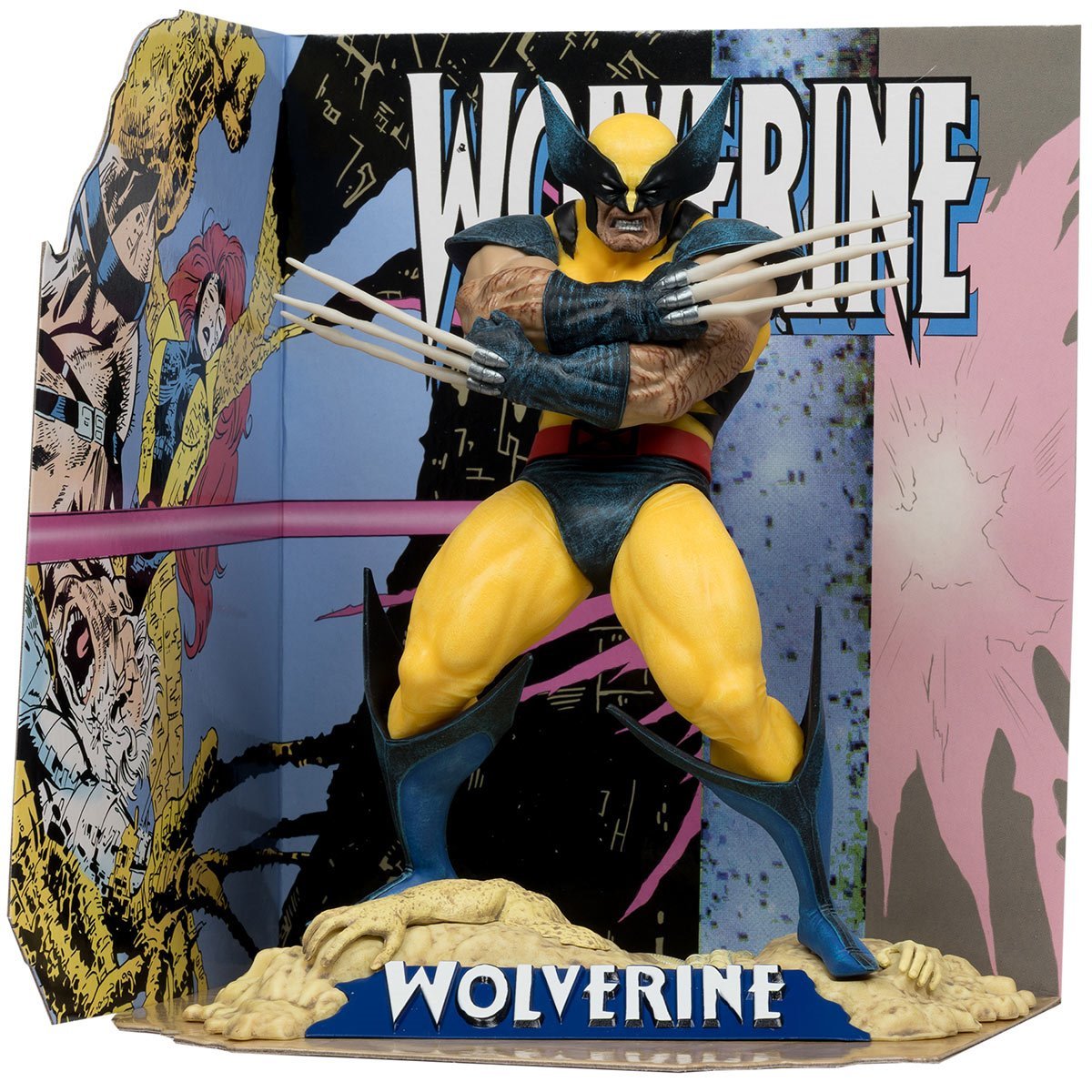 Marvel Collection Wave 5 1:10 Scale Posed Figure with Scene Wolverine from Wolverine #85