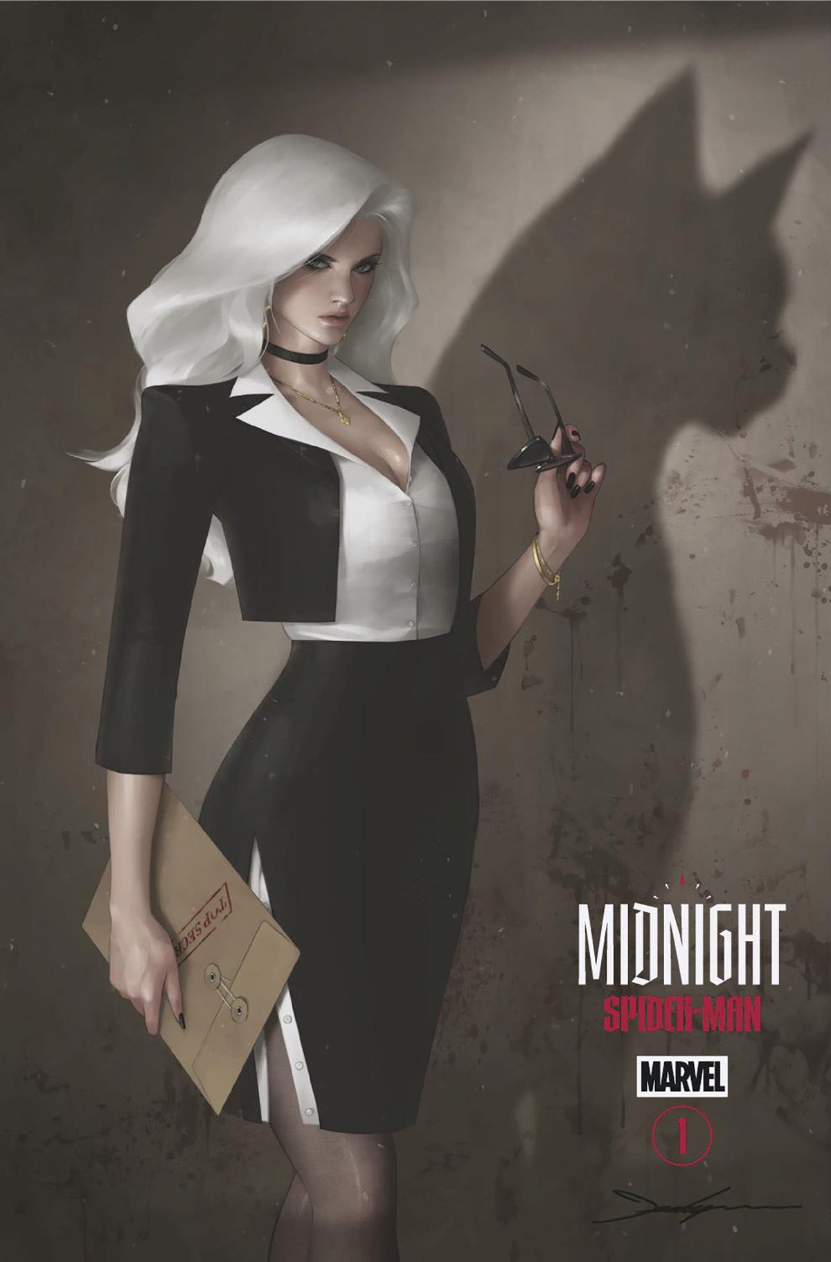 Midnight Spider-Man #1 Cover E Jeehyung Lee Midnight Gallery 1 in 25 Variant