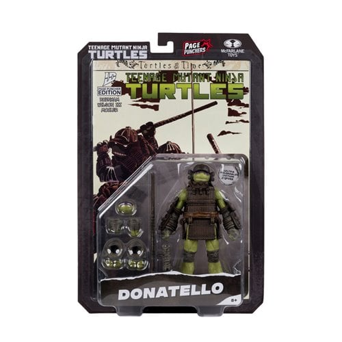 Teenage Mutant Ninja Turtles Page Punchers Wave 4 Donatello Turtles in Time Figure with Comic