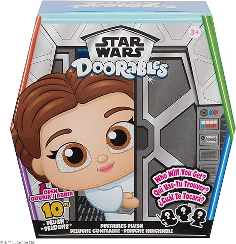 Star Wars™ Doorables Puffables Plush – Star Wars: A New Hope™, 10-inch Collectible Plush Featuring Glitter