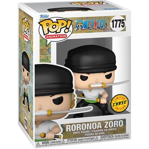One Piece Roronoa Zoro with Swords (2024) Funko Pop! Vinyl Figure #1775 (CHASE)