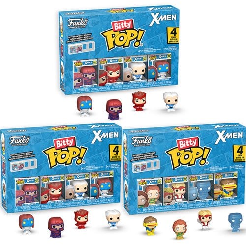 X-Men Funko Bitty Pop! Mini-Figure 4-Pack Case of 12