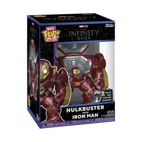 The Avengers The Infinity Saga Hulkbuster with Iron Man Funko Bitty Pop! Bitty Bot Vinyl Figure