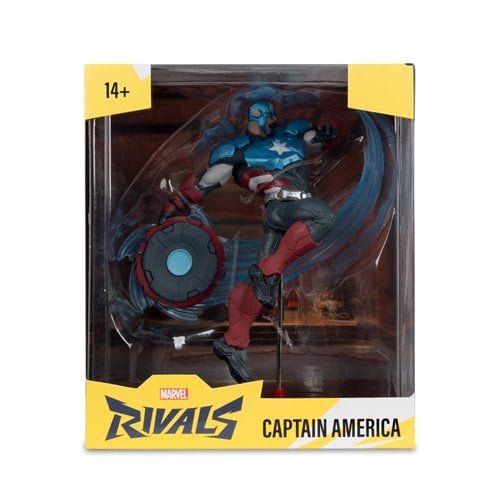 Marvel Rivals Wave 1 1:10 Scale Posed Figure with Scene -  Captain America