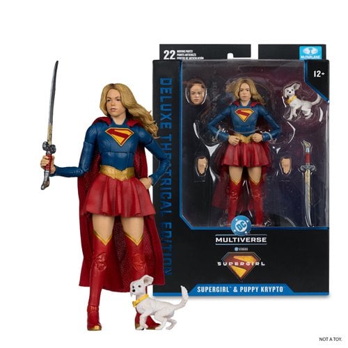 DC Multiverse Deluxe Theatrical Edition Wave 4 Supergirl Movie Supergirl Baby Krypto