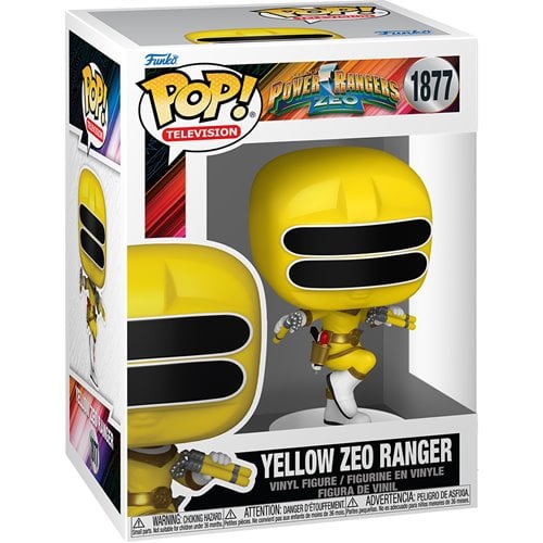 Power Rangers Zeo Yellow Zeo Ranger Funko Pop! Vinyl Figure #1877