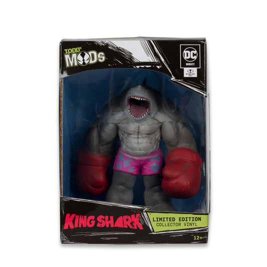 DC Direct Collector Vinyl Wave 2 King Shark Todd's Mods Limited Edition 4 1/2-Inch Scale Posed Figure